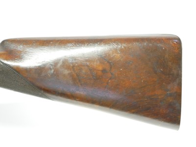 Lot 28 - Blanch and Son London percussion single barrel 15 bore shotgun