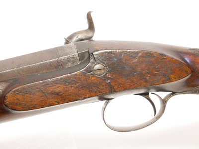 Lot 28 - Blanch and Son London percussion single barrel 15 bore shotgun