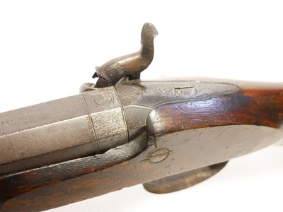 Lot 28 - Blanch and Son London percussion single barrel 15 bore shotgun
