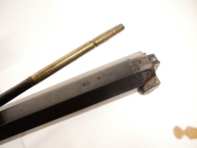 Lot 28 - Blanch and Son London percussion single barrel 15 bore shotgun