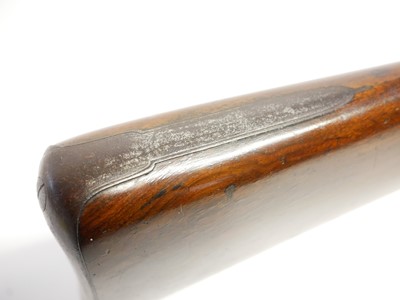 Lot 28 - Blanch and Son London percussion single barrel 15 bore shotgun