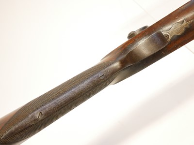 Lot 28 - Blanch and Son London percussion single barrel 15 bore shotgun