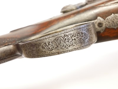 Lot 31 - Percussion double barrel 13 bore shotgun