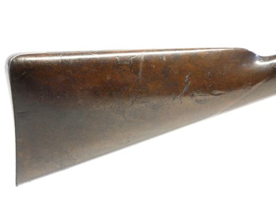 Lot 32 - Reilly percussion 10 bore double barrel side by side shotgun