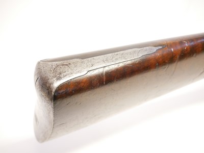 Lot 32 - Reilly percussion 10 bore double barrel side by side shotgun