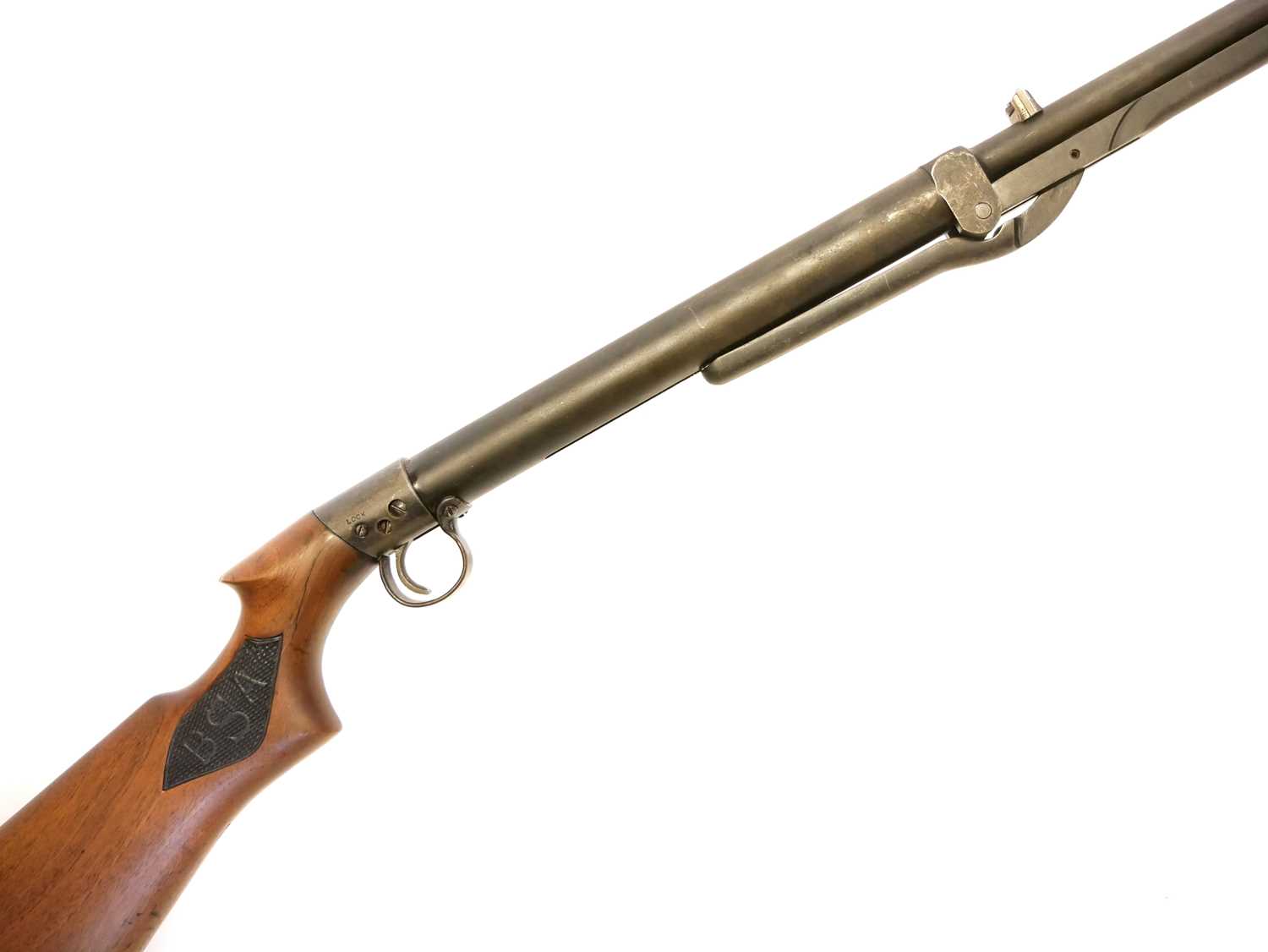 Lot 104 - BSA standard .22 air rifle, 19inch barrel