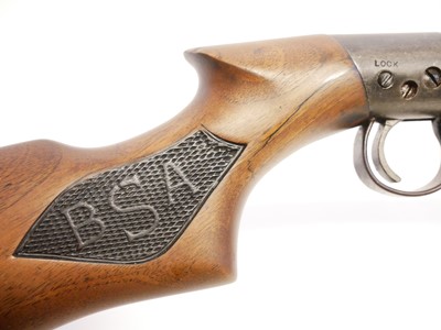 Lot 104 - BSA standard .22 air rifle, 19inch barrel