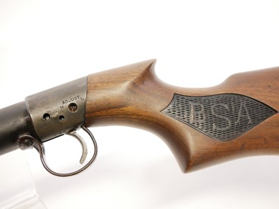 Lot 104 - BSA standard .22 air rifle, 19inch barrel