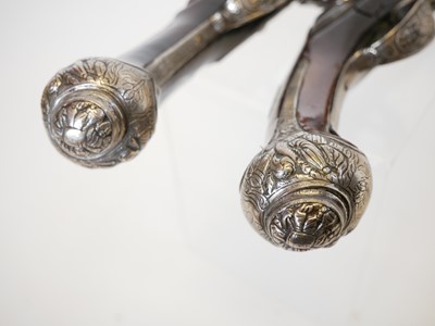 Lot 1 - Pair of flintlock pistols