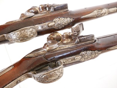 Lot 1 - Pair of flintlock pistols