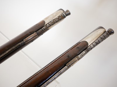 Lot 1 - Pair of flintlock pistols