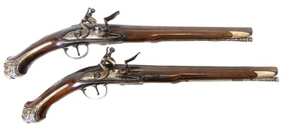 Lot 1 - Pair of flintlock pistols
