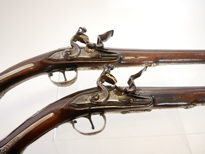 Lot 1 - Pair of flintlock pistols