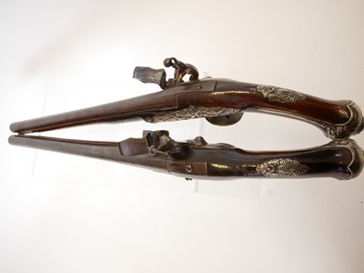 Lot 1 - Pair of flintlock pistols