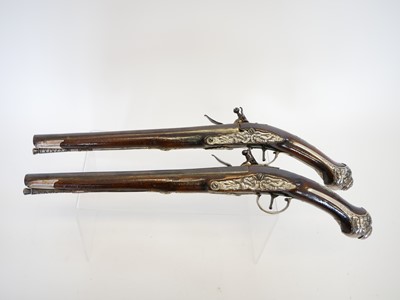 Lot 1 - Pair of flintlock pistols