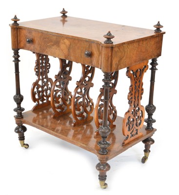 Lot 329 - Victorian Walnut Canterbury