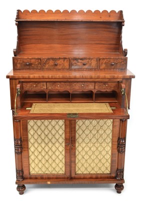 Lot 283 - 19th Century Mahogany Secretaire Chiffonier