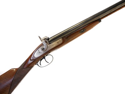 Lot 389 - Pietta / Navy Arms 12 bore side by side percussion shotgun LICENCE REQUIRED