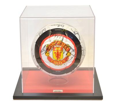 Lot 79 - Manchester United signed football 2004-2005 season