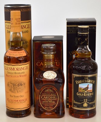 Lot 72 - 3 bottles Mixed Lot Malt and Fine Blended Whisky