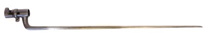 Lot 412 - Swedish Model 1855 naval socket bayonet
