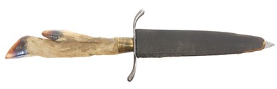 Lot 413 - German deer foot knife