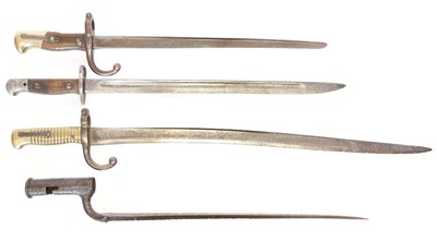 Lot 416 - Four bayonets