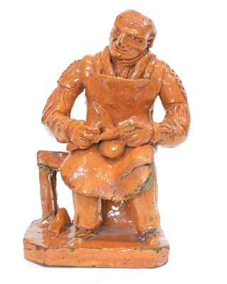 Lot 168 - Welsh Pill Pottery Figure of a Cobbler