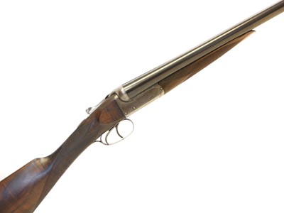 Lot 502 - Webley and Scott 12 bore side by side shotgun LICENCE REQUIRED