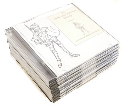 Lot 499 - Arms and Armour Society CD journals Vols 1 – 10.