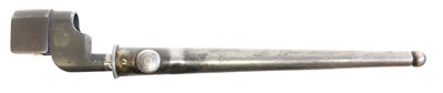 Lot 433 - British No4 Mk1 cruciform spike bayonet & scabbard.