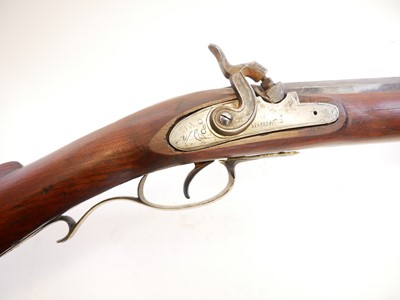 Lot 18 - American percussion plains style sporting gun