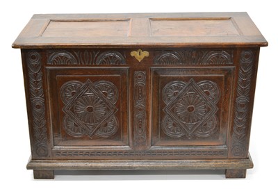 Lot 256 - 17th Century Oak Coffer