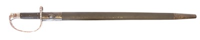 Lot 434 - Martini Henry 1879 Artillery sword bayonet