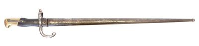 Lot 435 - Modified 1874 Gras rifle bayonet