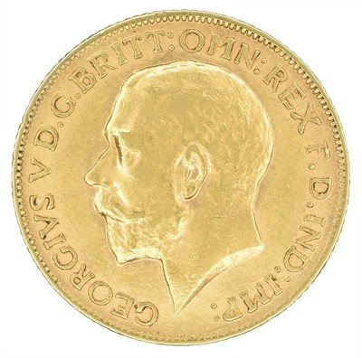 Lot 63 - King George V, Sovereign, 1912.