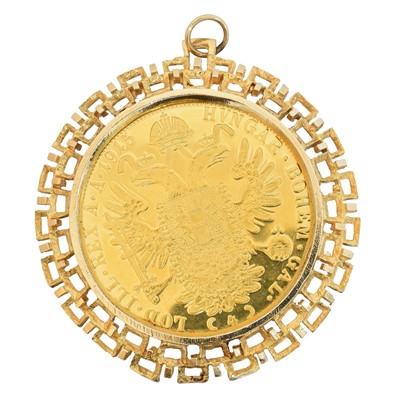 Lot 89 - An Austrian Restrike 4 Ducats
