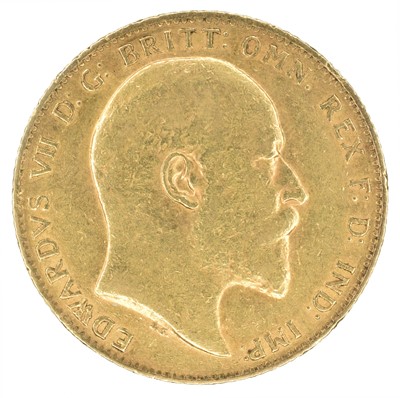 Lot 31 - King Edward VII, Sovereign, 1906.