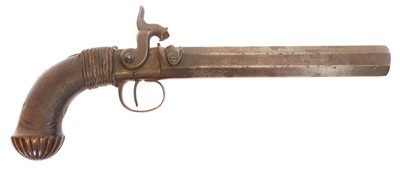 Lot 35 - Percussion manstopper pistol