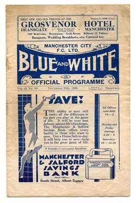 Lot 135 - Manchester City v Aston Villa