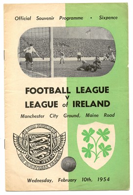 Lot 131 - International, Inter-League and Exhibition football programmes
