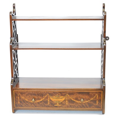 Lot 249 - Edwardian Chippendale Style Mahogany Wall Shelf