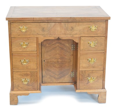 Lot 255 - Early 20th Century George I Style Walnut Kneehole Desk