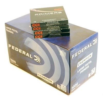 Lot 602 - 1061 Federal and CCI large pistol primers