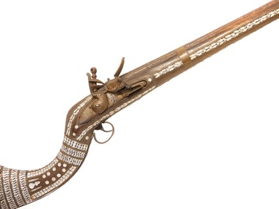 Lot 103 - Afghan flintlock Jezail