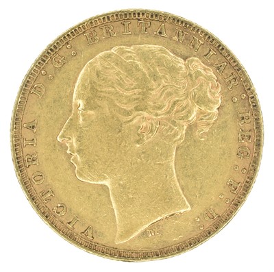 Lot 119 - Queen Victoria, Sovereign, 1880, Melbourne Mint.