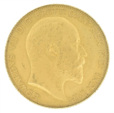 Lot 189 - King Edward VII, Half-Sovereign, 1902, Matt proof.