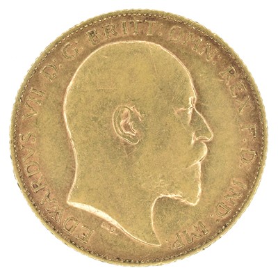 Lot 117 - King Edward VII, Half-Sovereign, 1910.