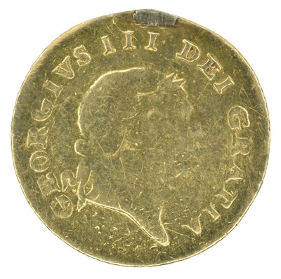 Lot 95 - King George III, Third-Guinea, 1809, ex-mount.
