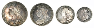Lot 83 - Queen Victoria, Maundy Set, 1894.